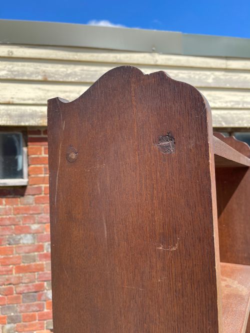 TALL OAK BOOKCASE - ADDITIONAL PHOTO 2