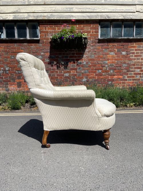 LATE VICTORIAN ARMCHAIR - ADDITIONAL PHOTO 3