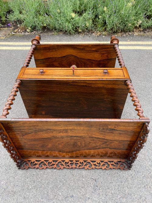 VICTORIAN ROSEWOOD ETAGERE - ADDITIONAL PHOTO 2