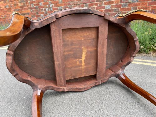 NINETEENTH CENTURY INLAID WALNUT CENTRE TABLE - ADDITIONAL PHOTO 5