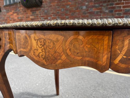 NINETEENTH CENTURY INLAID WALNUT CENTRE TABLE - ADDITIONAL PHOTO 8