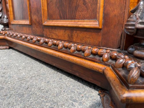 FINE LARGE SCALE VICTORIAN CELLARETTE - ADDITIONAL PHOTO 6