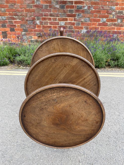 GEORGE III PERIOD DUMB WAITER - ADDITIONAL PHOTO 4