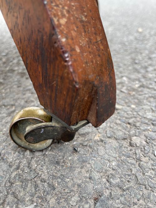 EARLY VICTORIAN ROSEWOOD ARMCHAIR - ADDITIONAL PHOTO 1