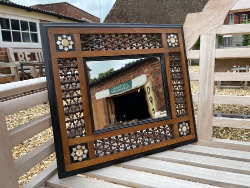 moorish inlaid mirror - CATEGORY: ANTIQUE MIRRORS - DATED 19TH CENTURY