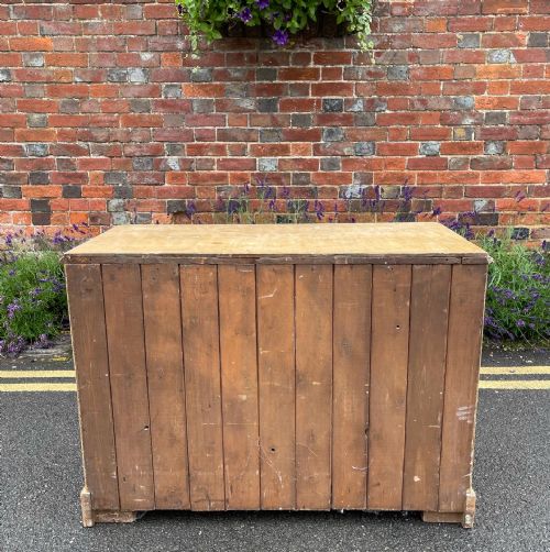 VICTORIAN SIMULATED BIRDSEYE MAPLE CHEST - ADDITIONAL PHOTO 2