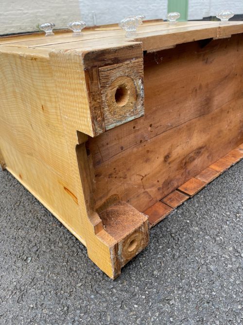 VICTORIAN SIMULATED BIRDSEYE MAPLE CHEST - ADDITIONAL PHOTO 5