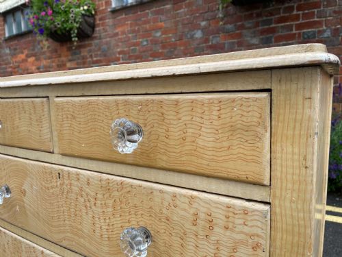 VICTORIAN SIMULATED BIRDSEYE MAPLE CHEST - ADDITIONAL PHOTO 8