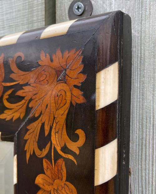 NINETEENTH CENTURY INLAID ITALIAN MIRROR - ADDITIONAL PHOTO 2