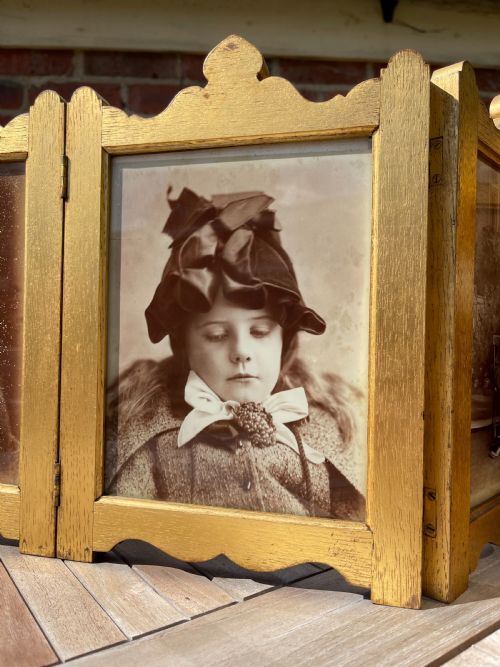 EDWARDIAN SIX FOLD PHOTO FRAME - ADDITIONAL PHOTO 2