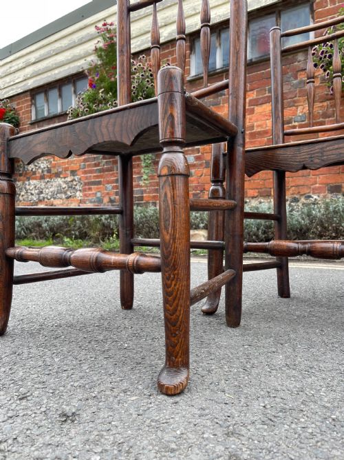 SET OF FOUR NINETEENTH CENTURY CHAIRS - ADDITIONAL PHOTO 3