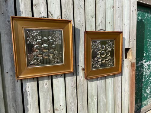 pair of sorcerers mirrors - CATEGORY: ANTIQUE MIRRORS - DATED 1910