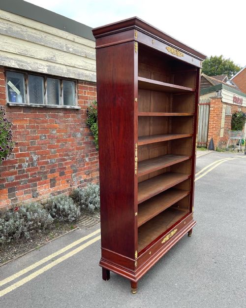 FRENCH MAHOGANY BOOKCASE - ADDITIONAL PHOTO 4