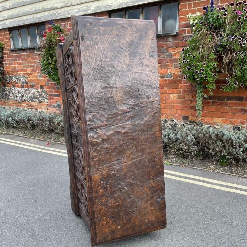 EIGHTEENTH CENTURY CONTINENTAL CHESTNUT CHEST - ADDITIONAL PHOTO 5