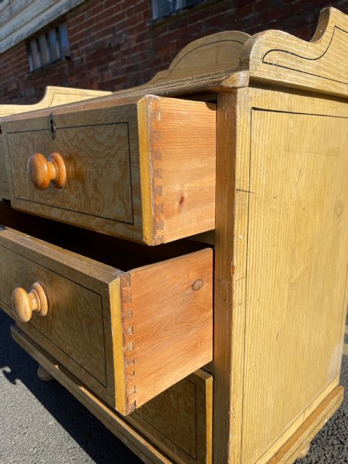 ORIGINAL PAINT VICTORIAN CHEST - ADDITIONAL PHOTO 4