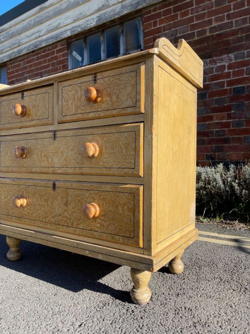 ORIGINAL PAINT VICTORIAN CHEST - ADDITIONAL PHOTO 6