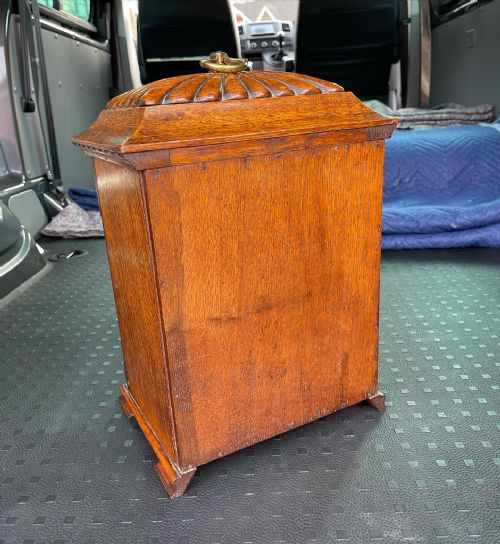 LATE VICTORIAN OAK SMOKERS CABINET - ADDITIONAL PHOTO 2