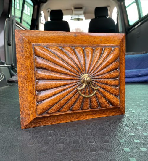 LATE VICTORIAN OAK SMOKERS CABINET - ADDITIONAL PHOTO 4