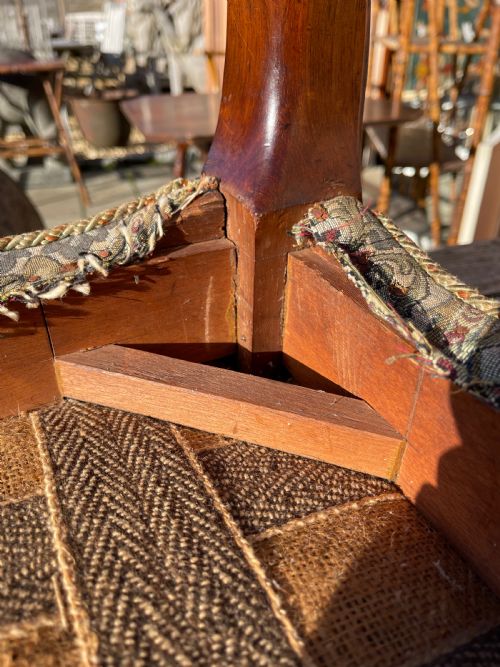 VICTORIAN ROSEWOOD STOOL - ADDITIONAL PHOTO 2