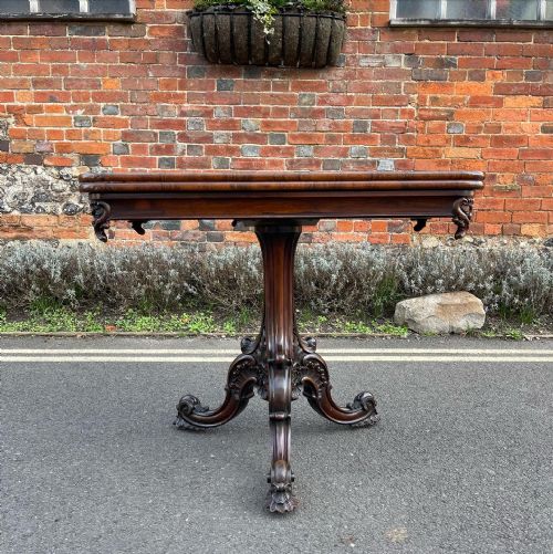nineteenth century rosewood tea table - CATEGORY: ANTIQUE TABLES - DATED 19TH CENTURY