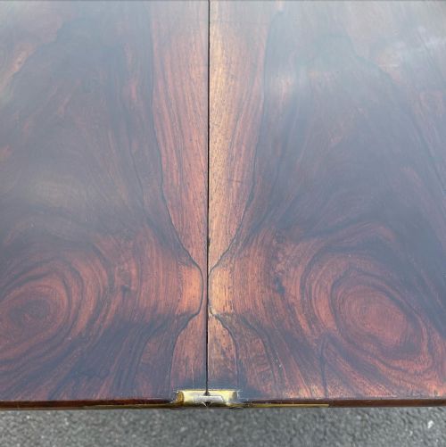 NINETEENTH CENTURY ROSEWOOD TEA TABLE - ADDITIONAL PHOTO 1