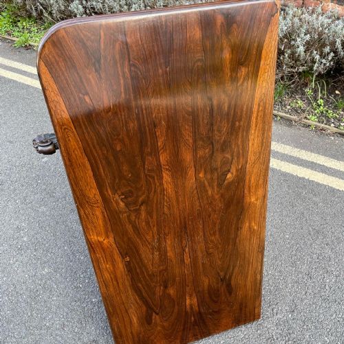 NINETEENTH CENTURY ROSEWOOD TEA TABLE - ADDITIONAL PHOTO 2