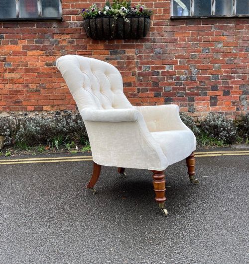 early victorian armchair - CATEGORY: ANTIQUE CHAIRS - DATED 1850