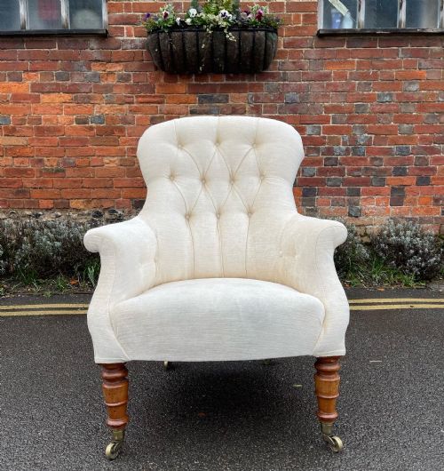 EARLY VICTORIAN ARMCHAIR - ADDITIONAL PHOTO 2