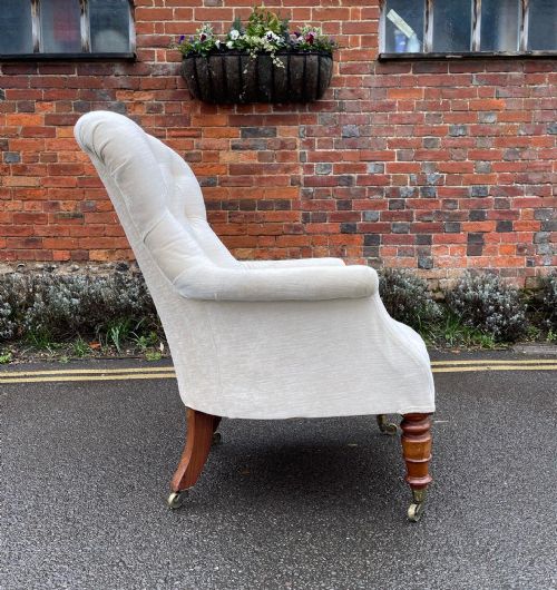 EARLY VICTORIAN ARMCHAIR - ADDITIONAL PHOTO 3