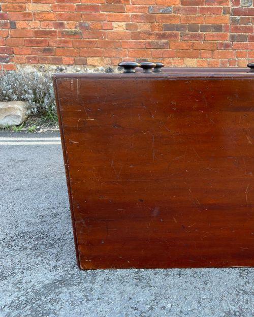 SMALL STAINED PINE CHEST - ADDITIONAL PHOTO 2