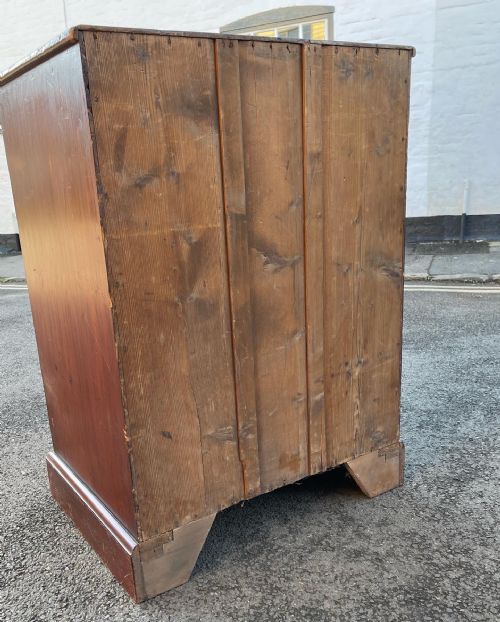 SMALL STAINED PINE CHEST - ADDITIONAL PHOTO 5