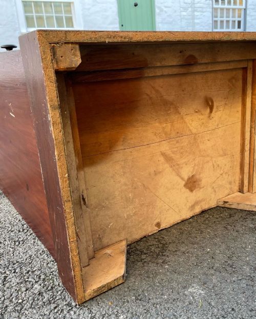 SMALL STAINED PINE CHEST - ADDITIONAL PHOTO 6