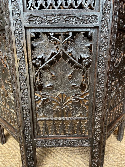 NORTH INDIAN CARVED TABLE - ADDITIONAL PHOTO 1