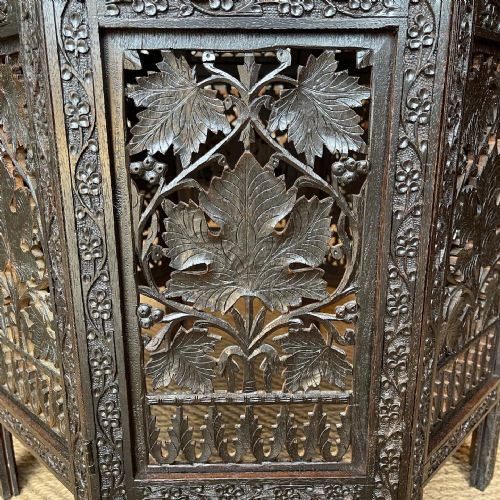 NORTH INDIAN CARVED TABLE - ADDITIONAL PHOTO 3