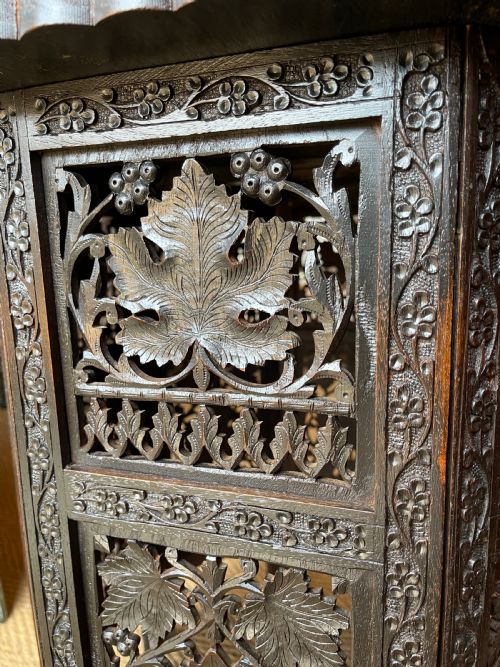 NORTH INDIAN CARVED TABLE - ADDITIONAL PHOTO 6