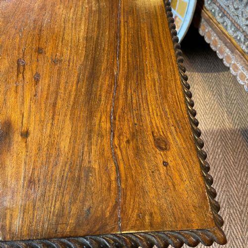 ANGLO INDIAN ROSEWOOD PEDESTAL TABLE - ADDITIONAL PHOTO 3