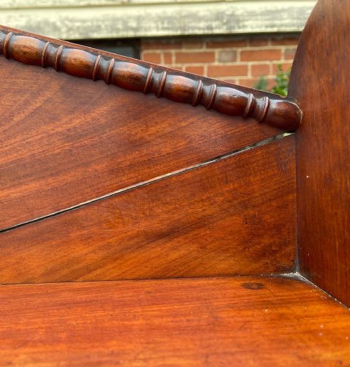 GEORGE IV MAHOGANY WATERFALL BOOKCASE - ADDITIONAL PHOTO 3