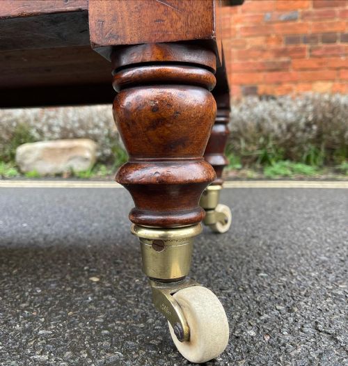 GEORGE IV MAHOGANY WATERFALL BOOKCASE - ADDITIONAL PHOTO 9