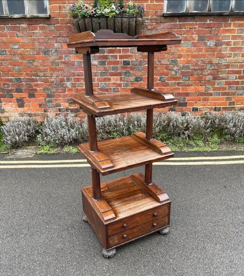 nineteenth century rosewood whatnot - CATEGORY: ANTIQUE FURNITURE - DATED 19TH CENTURY