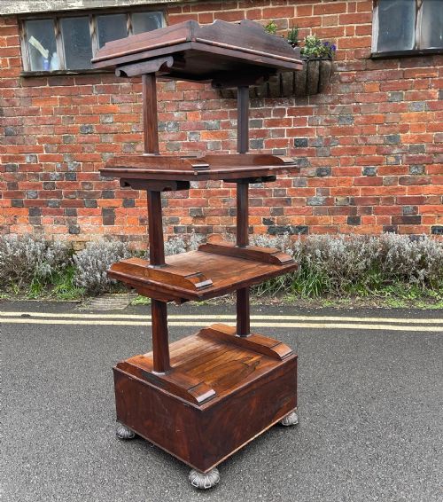 NINETEENTH CENTURY ROSEWOOD WHATNOT - ADDITIONAL PHOTO 1