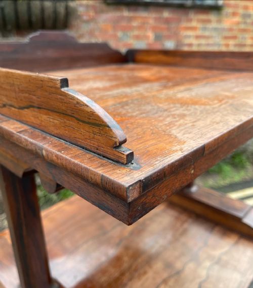 NINETEENTH CENTURY ROSEWOOD WHATNOT - ADDITIONAL PHOTO 2