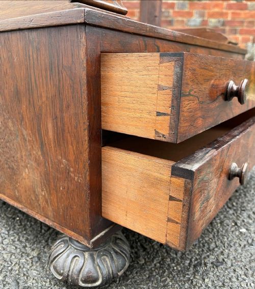 NINETEENTH CENTURY ROSEWOOD WHATNOT - ADDITIONAL PHOTO 4