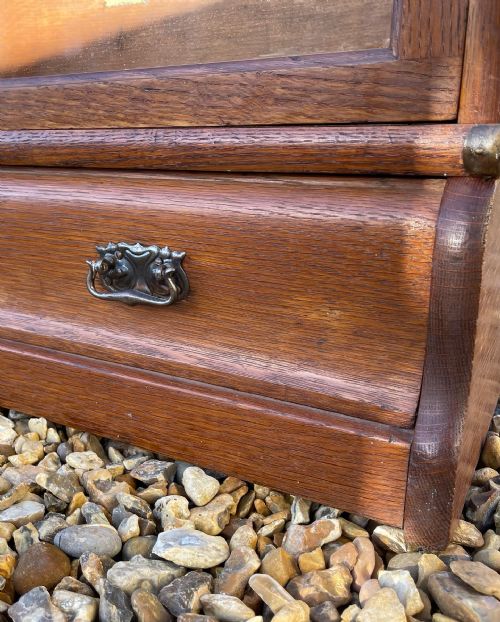 SIX SECTION OAK GLOBE WERNICKE - ADDITIONAL PHOTO 3