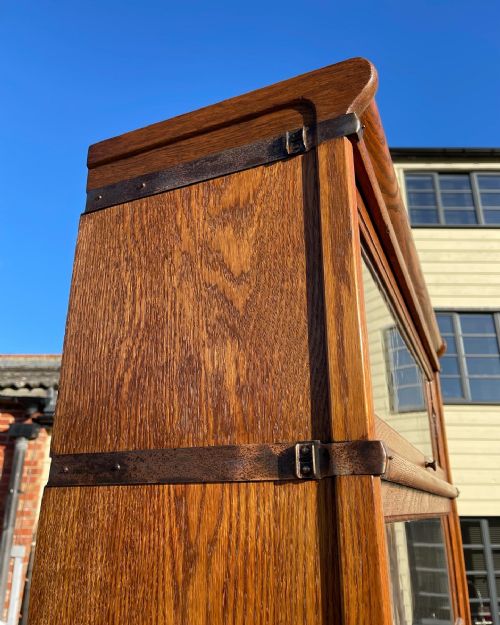 SIX SECTION OAK GLOBE WERNICKE - ADDITIONAL PHOTO 5