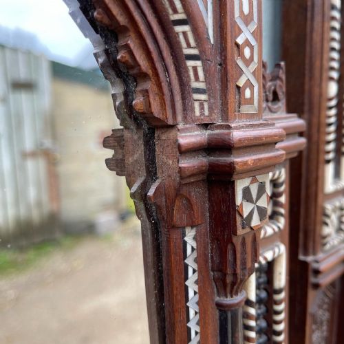 PAIR OF EASTERN MEDITERRANEAN MIRRORS - ADDITIONAL PHOTO 2