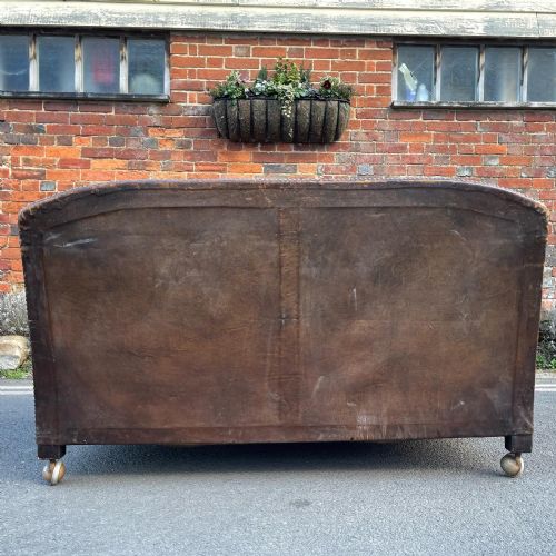 EDWARDIAN LEATHER SOFA - ADDITIONAL PHOTO 3
