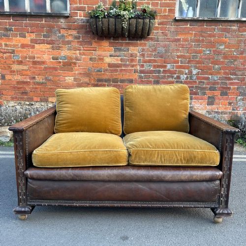 EDWARDIAN LEATHER SOFA - ADDITIONAL PHOTO 8