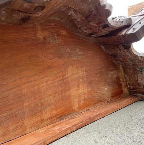 INDIAN ROSEWOOD CONSOLE TABLE - ADDITIONAL PHOTO 2