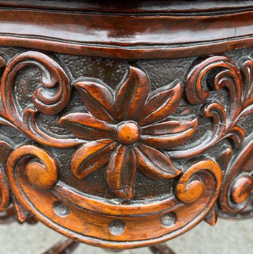 INDIAN ROSEWOOD CONSOLE TABLE - ADDITIONAL PHOTO 4