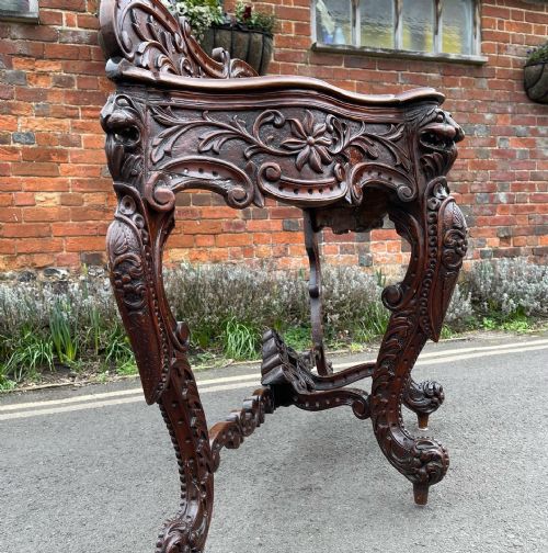 INDIAN ROSEWOOD CONSOLE TABLE - ADDITIONAL PHOTO 8